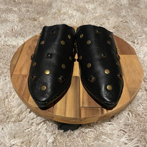 Scotch & Soda Leather Studded Mules - Picture 10 of 10